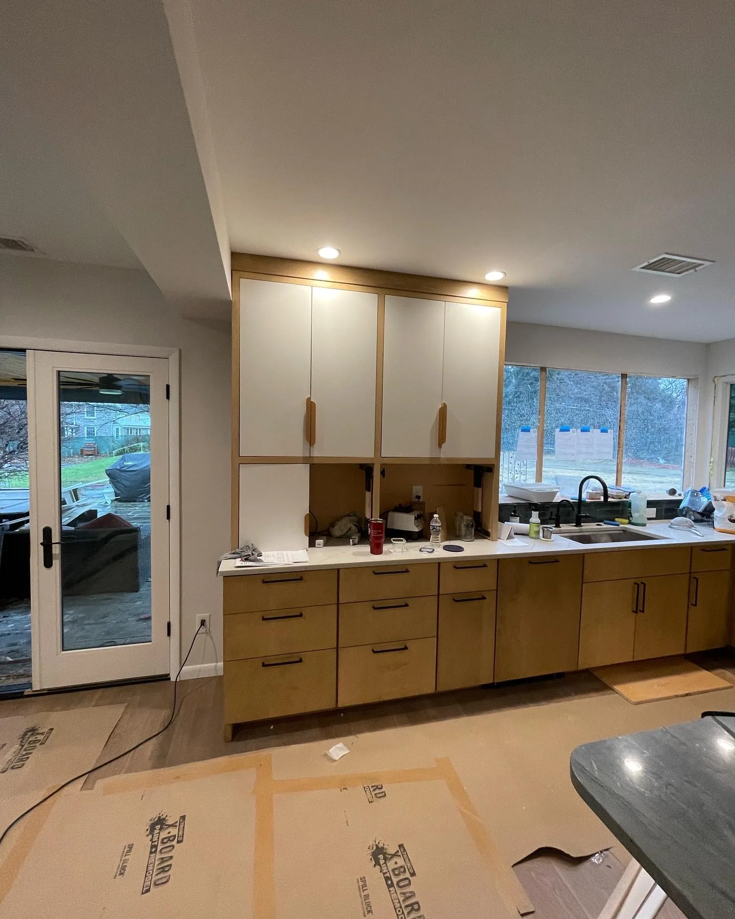 Two-Tone Cabinetry Build Phase, Build Phase